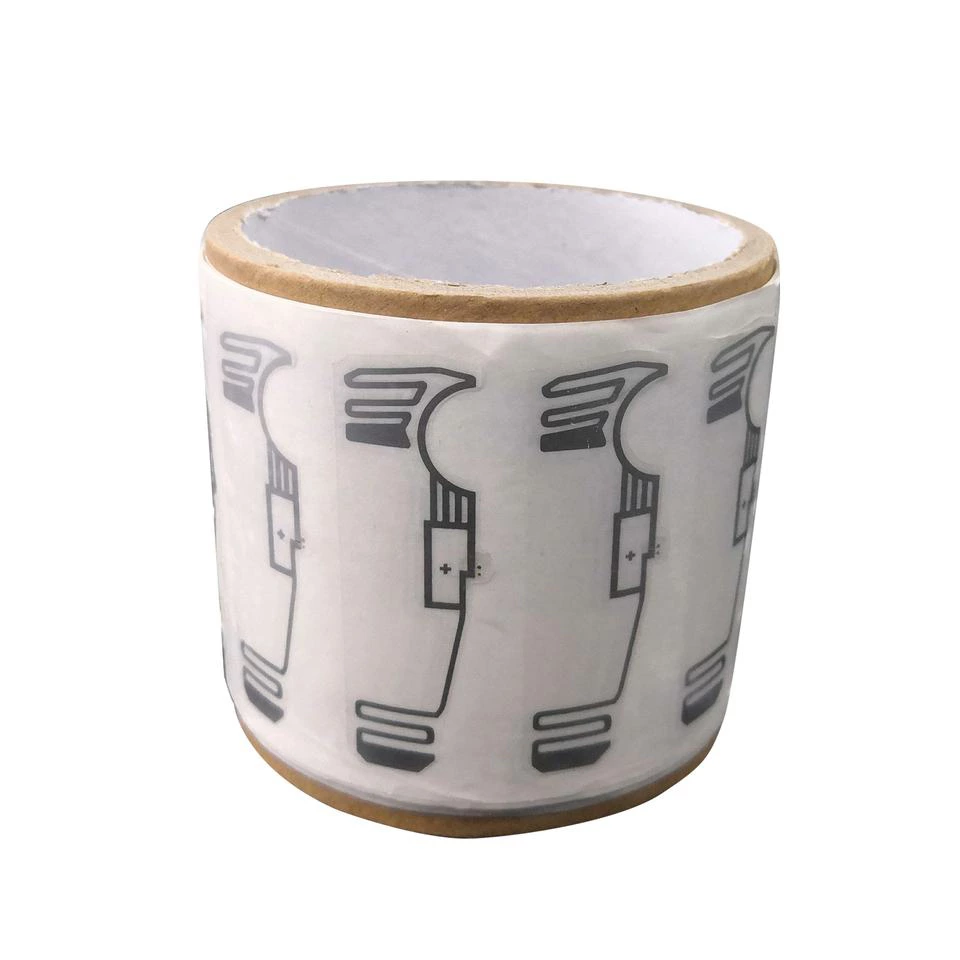 Customized Round Shape Dia24mm Antenna Impinj Monza R6R6A Chip UHF RFID Wet Inlay