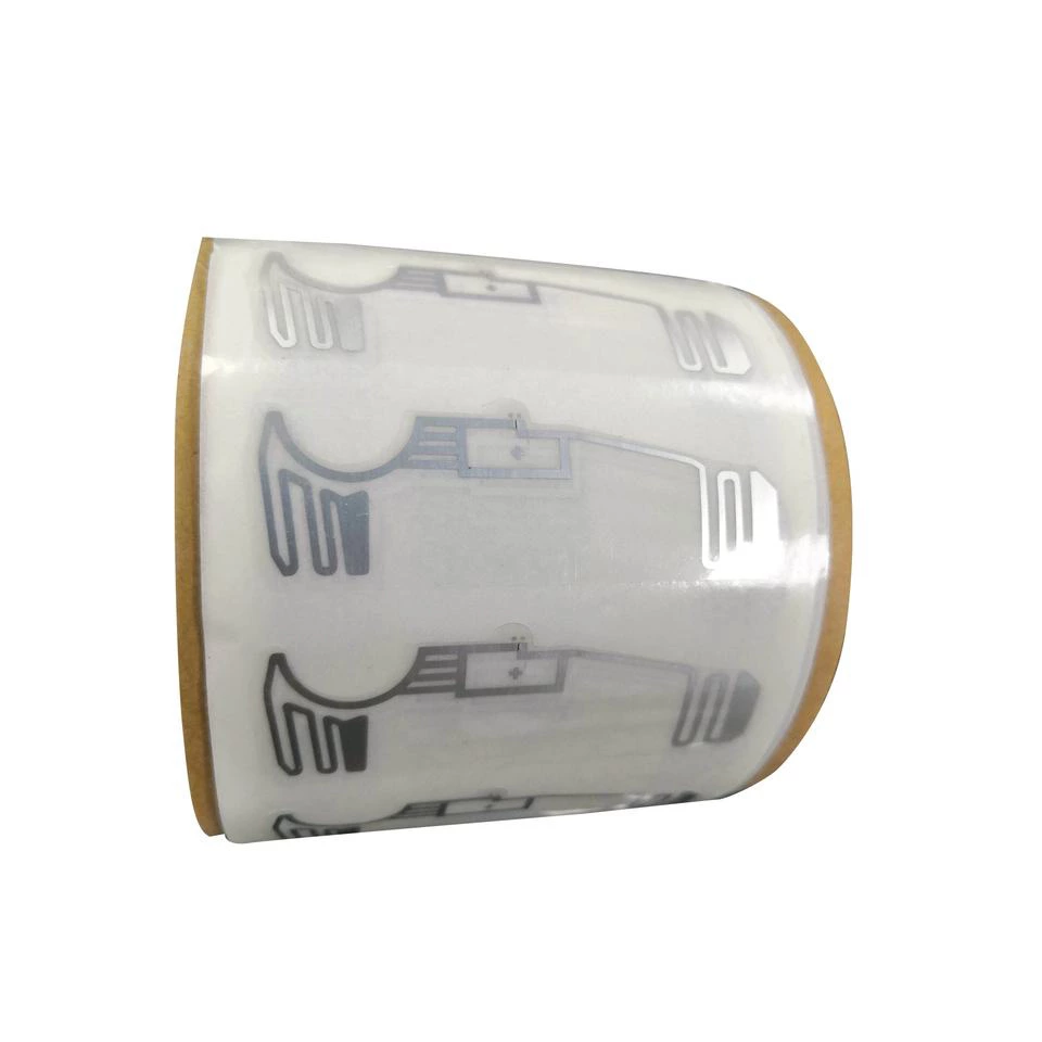 Customized Round Shape Dia24mm Antenna Impinj Monza R6R6A Chip UHF RFID Wet Inlay