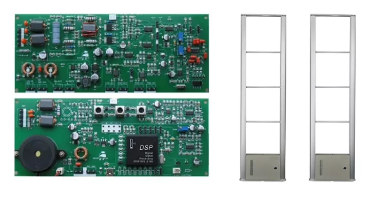 ES007 Supermarket alarm door 8.2mhz anti theft RF antenna EAS system