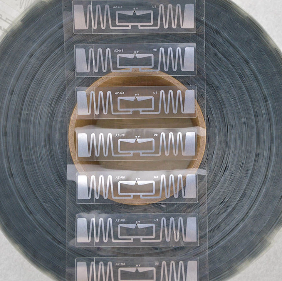 Factory Supply uhf rfid wet inlay with ISO 18000~6C 860~960Mhz for long read range 1~7 m