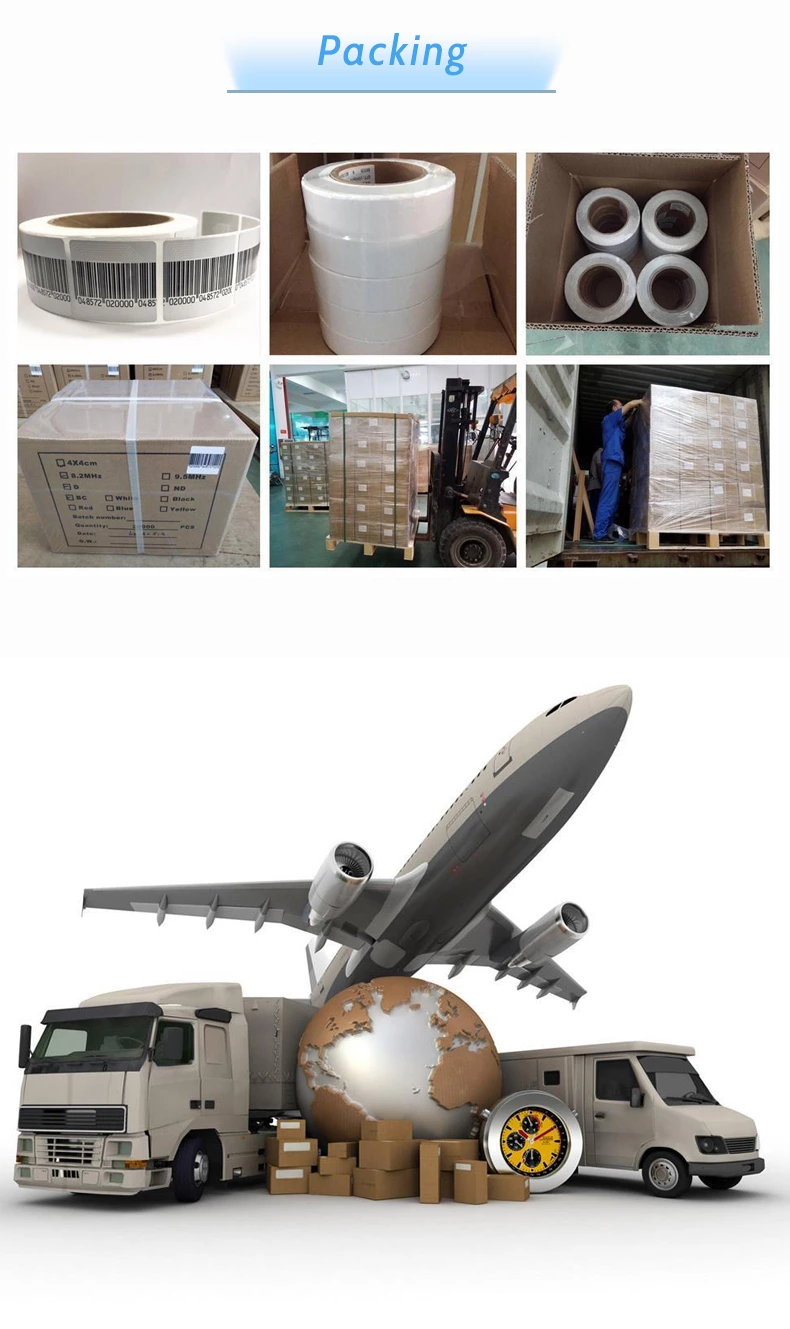 RF33R EAS Supermarkets anti shoplifting 33mm security round RF label