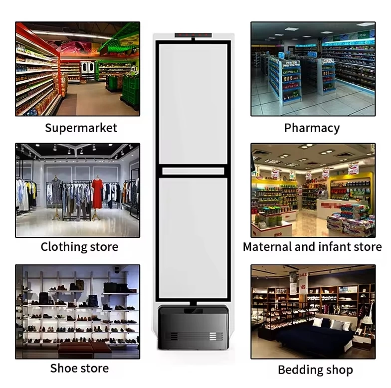 ES160 Shopping Mall EAS 58KHz AM Anti Theft Acrylic Antenna